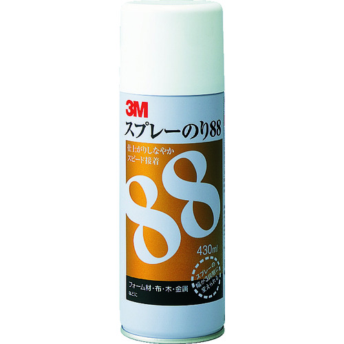 【TRUSCO】３Ｍ　スプレーのり８８　４３０ｍｌ